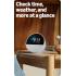 Amazon Echo Spot (2024 release) Smart Alarm Clock With Vibrant Sound + Alexa, White